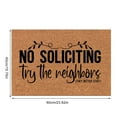 thumbnail image 3 of Area Rugs,No Soliciting Doormat Welcome Doormat Carpet Doormat No Soliciting We Have Found Please Go Doormat, 3 of 7