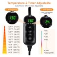 thumbnail image 4 of Heated Cat Bed, Waterproof Adjustable Temperature Dog Heating Pad with Timer ,Easy to Operate, 4 of 5