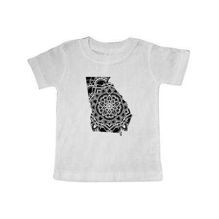 

Inktastic Georgia Silhouette Mandala Gift Baby Boy or Baby Girl T-Shirt