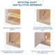 thumbnail image 4 of 2 juegos de bisagras de succión para puerta de gabinete Pestillo magnético para puerta de gabinete, 4 of 4
