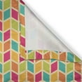 thumbnail image 5 of Ambesonne Colorful Grommet Curtain, Chevron Hipster Style, 50" x 72", Multicolor, 5 of 6