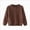 A68-Coffee, variant on 6-12 Months Toddler Girls Basic Solid Color Knit Cardigan Long Sleeve Button Down Sweater
