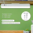 thumbnail image 2 of Magnetic Table Lamp Led Light Rechargeable White Dimmable Usb Office Study Reading Light, 2 of 5