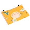 thumbnail image 2 of Cabaña para pájaros, cama colgante Triangular plegable de franela suave y cómoda, color naranja, con ganchos para loros, hámsteres y ardillas, 2 of 5