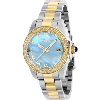 Invicta Men's 4743 Wildflower Diamond Chrono 18K Gold Plated Ss