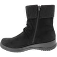thumbnail image 3 of Women's Drew Kalm Slouch Ankle Boot Black Microsuede 12 M, 3 of 5