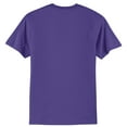 thumbnail image 2 of Mens Core Blend Cotton/Polyester Tee Shirt Purple XL, 2 of 3