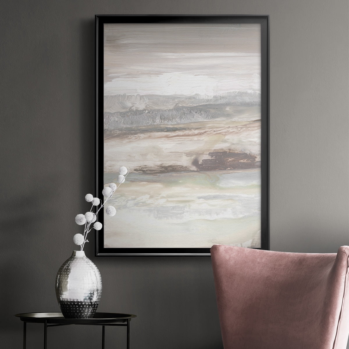 Neautral September Sky Premium Framed Print - Ready to Hang
