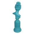 thumbnail image 4 of Resin Statue, Nordic Style Stable Beautiful Desktop Ornament  For Craft Gift For Counter Decoration Blue, 4 of 8