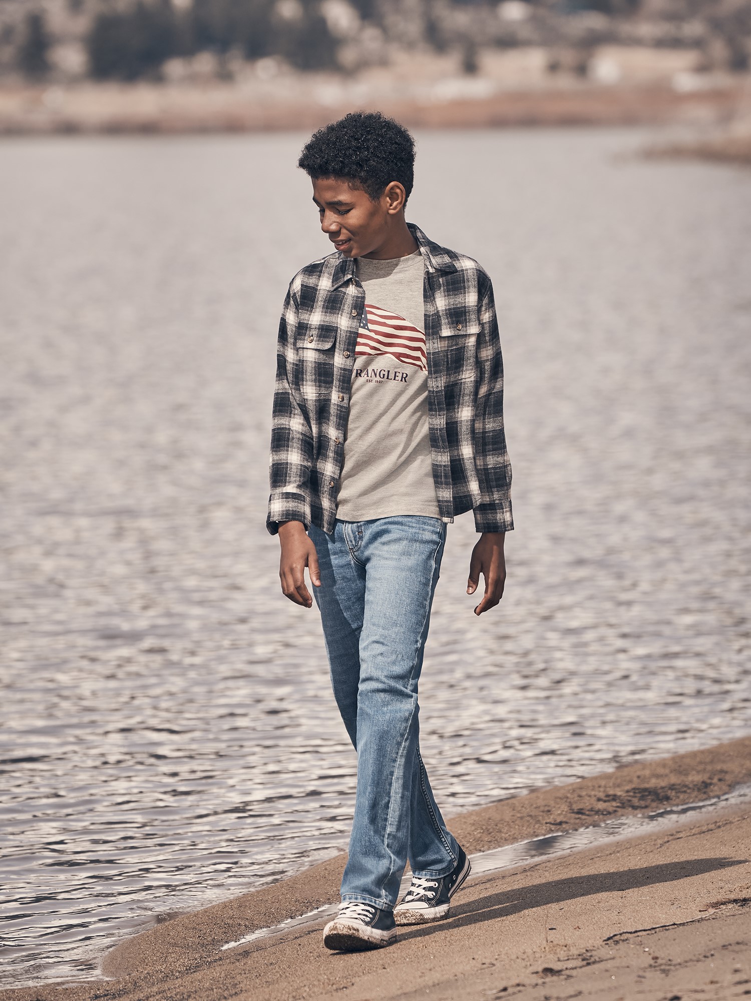 Wrangler Boys Straight Fit Denim Jeans photo 3