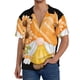 thumbnail image 1 of Fotbe Sunflower Gnomes 2 Camisa Estampada de Manga Corta para Hombre, Casual de Verano, Estilo Playero, Sin Arrugas-4X-Large, 1 of 5