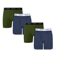 thumbnail image 1 of Boxer Hanes para Hombre, Algodón Multicolor Talla XG, 4 Piezas, 1 of 4