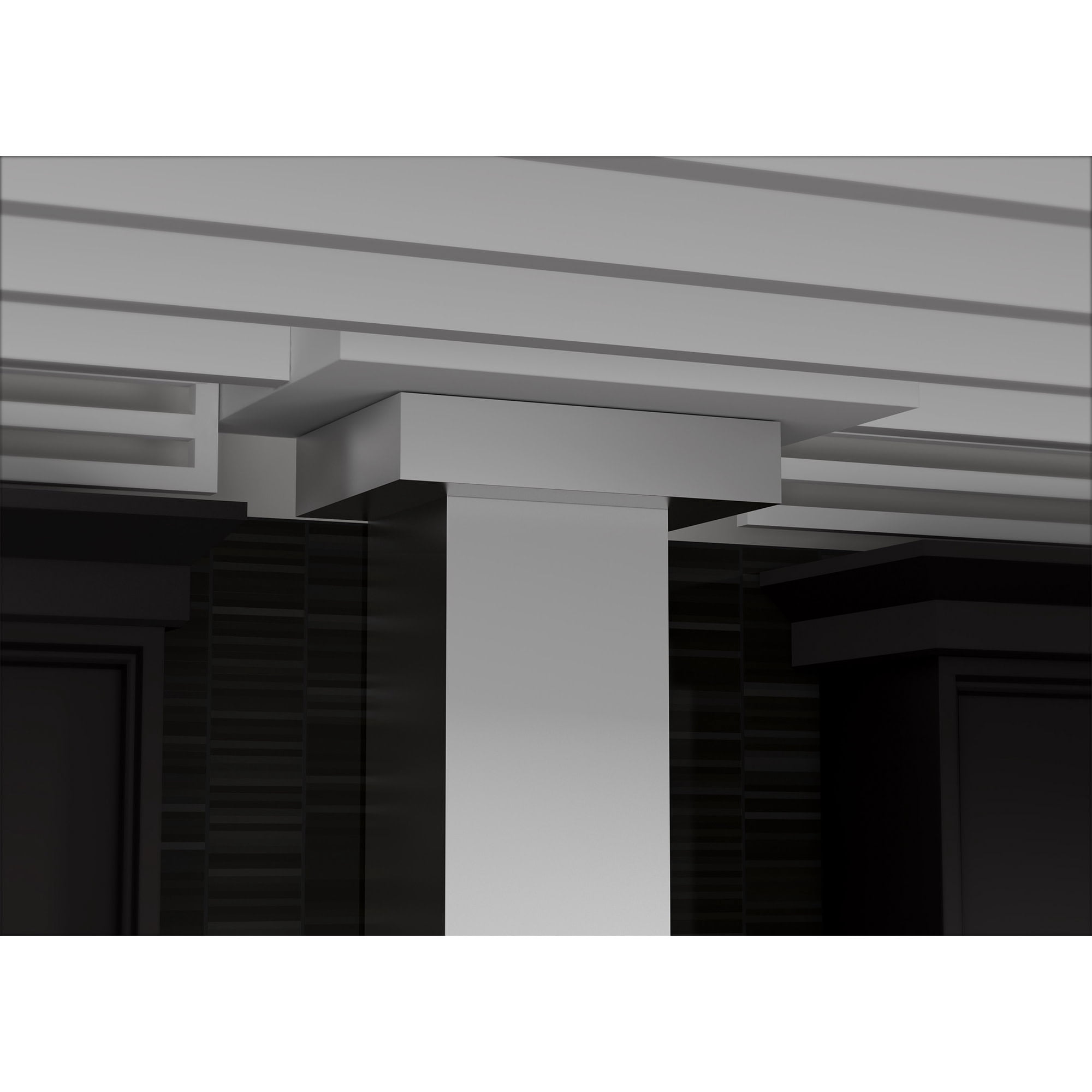 ZLINE 30 in. Wall Mount Range Hood in Stainless Steel with Crown Molding (KECRN-30)