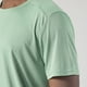 thumbnail image 5 of Camisetas Elvqul Hombre Manga Corta Playa Verde Cuello Redondo sin Estampado, 5 of 6