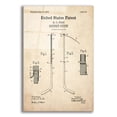 thumbnail image 1 of Epic Art 'Hockey Stick Blueprint Patent Parchment,' Acrylic Glass Wall Art, 16"x24", 1 of 3