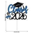 thumbnail image 2 of 7x5 Inch Graduation Party Cake Topper Insert for College High School Class of 2026 Celebration and Festive Banquet Desserts, Yellow, 2 of 4