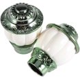 thumbnail image 1 of 2 Pcs Window Curtain Rod End Pumpkin Design Window Pole Finals Rod End Head Caps 28mm, 1 of 8