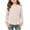 Beige, variant on Girls Long Sleeve Shirts Fashion Dressy Tunic Blouse Toddler Baby Lace Trim Round Neck Tops for 0-12 Years