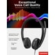 thumbnail image 2 of Auriculares Lenovo 115 USB-A/USB-C estéreo con cable y micrófono negros, 2 of 6