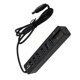 thumbnail image 1 of Seitruly Cable Hub USB 2.0 6 puertos Divisor de cable Adaptador de cable de alimentación de computadora de alta velocidad con lector de tarjetas TF Juegos de teclado y mouse para computadora Negro, 1 of 8