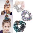 thumbnail image 1 of 3 Unids Brillante Lentejuelas Gomas Para El Cabello Cintas Para El Cabello Mujeres Elástico Brillo Moda Gomas Para El Cabello Cuerdas Bandas Para El Cabello Headwear Ponytail Holders Bun Cover Accesor, 1 of 5