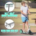 thumbnail image 6 of Large Folding Kick Scooter for Adults and Teens – Adjustable Handlebar – Big 200mm Wheels – Lightweight Durable Frame – Madd Gear Kruzer 200, 6 of 13