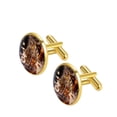thumbnail image 2 of Christmas Elegant Dress Shirt Cufflinks Set Made of Stainless Steel for Formal Occasions, 2 of 6