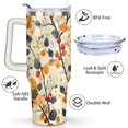 thumbnail image 3 of Happy Halloween Tumbler with Handle and Straws 40 OZ Stainless Steel Travel Cup Birthday Present for Women Girls Daughter Mom Gifts for Him/Her Coffee Mugs, 3 of 7