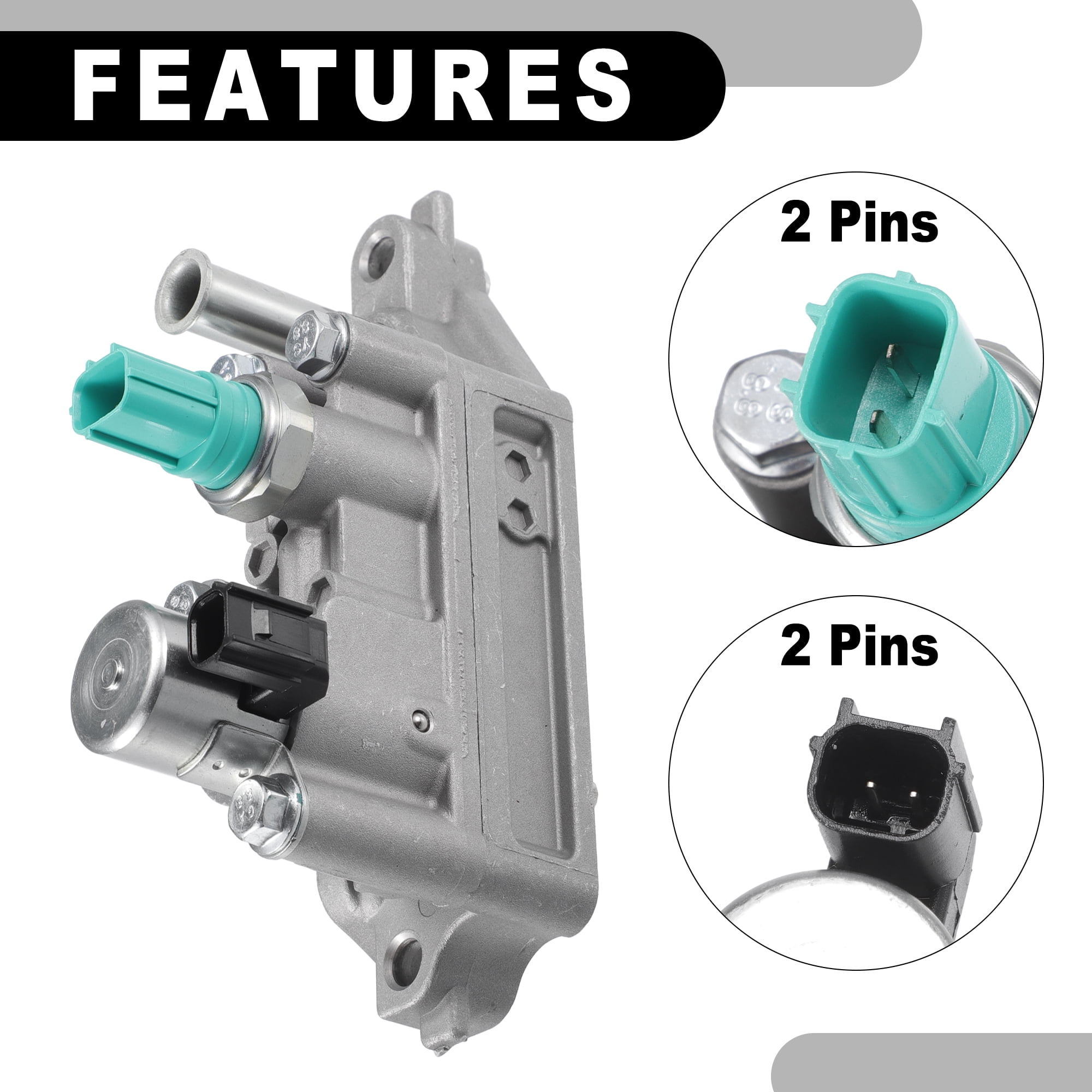 Unique Bargains Engine Variable Valve Timing VVT Solenoid - for Acura MDX 2017-2020 Metal Silver Tone - 1 Pc