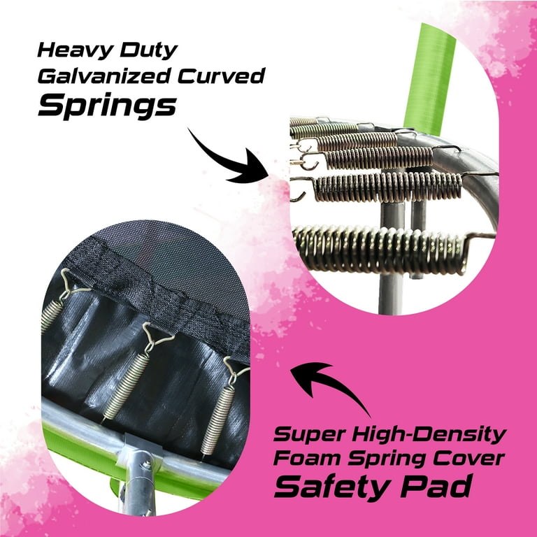 Machrus Moxie Pumpkin-Shaped Outdoor Trampoline Set with