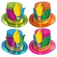 thumbnail image 1 of Beistle 80038-25 Rio Hi-Hats&44; Couleur Assortie - Taille Unique - Pack de 25, 1 of 1