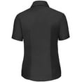 thumbnail image 2 of Russell Collection Ladies/Womens Short Sleeve Easy Care Oxford Shirt, 2 of 5