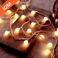thumbnail image 2 of Guirnalda de luces LED de 3 m, 6 m, 10 m y 12 m con alimentación por USB o por batería para Navidad o Año Nuevo, para decoración del hogar, 2 of 5