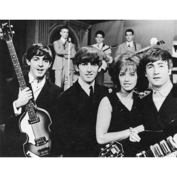 24x18in The Beatles and Lill-Babs 1963 【Photo Paper】