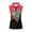 Floral Music Pattern, variant on Whosucclay Music notes Sleeveless Workout Shirts for Ladies Breathable Half Zip Dry-Fit Womens Golf Shirt XS - 2XL