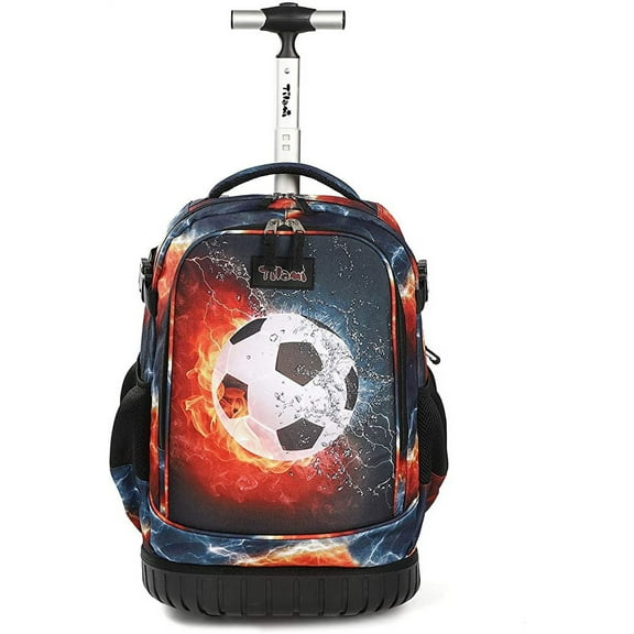 Tilami Rolling Backpack Armor Luggage School Travel Book Laptop 18 Inch Multifunction Wheeled Backpack Students