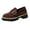 Brown, variant on Willtoo Orthopedic Dress Shoes for Women Platform Round Toe Slip On Comfortable Loafers Non Slip Lug Sole Office Casual Walking Shoes Chunky Heel Fashion Low Top Shoes