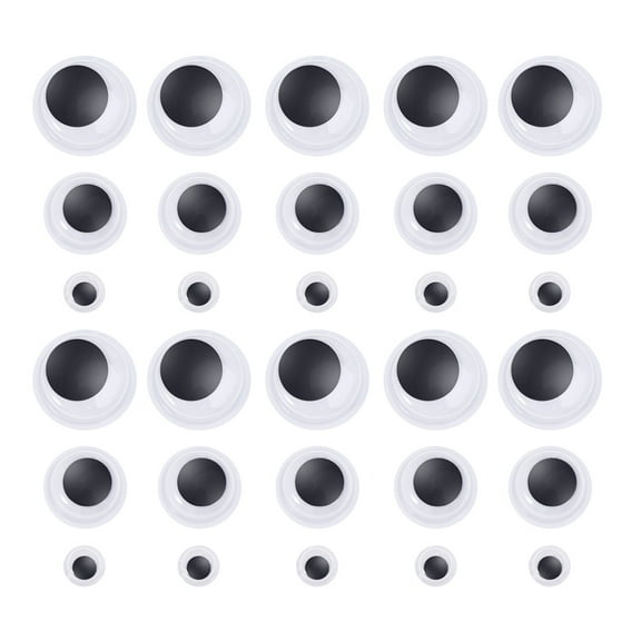 ADDHAT Self-Adhesive Googly Eyes Assorted Colors for DIY and Crafts