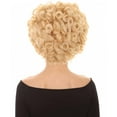 thumbnail image 4 of Womens Curly Wig | Blonde Curly Long Curly Fancy Cosplay Halloween Wig | Premium Breathable Capless Cap, 4 of 9