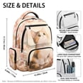 thumbnail image 5 of Kuiaobaty Cat Print Kids Backpack for Girls 8-10 Cherry Blossom Print Backpack with Bottle Holder Lightweight School Bookbag Daypack for School, Pink, 5 of 7