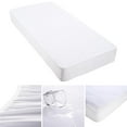 thumbnail image 1 of Yescom Cotton Terry Mattress Protector Waterproof Hypoallergenic Vinyl Free Anti Dust Fitted Cover Twin Home, 1 of 6