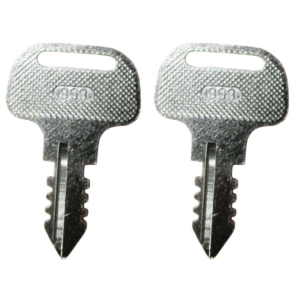 1851063720 (2) Ignition Keys For Kubota Tractor Models M4900 M5700