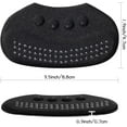 thumbnail image 4 of Back of Heel Cushion Pads, Adhesive Heel Grips Inserts for Boots, Loose Shoes Too Big, Reusable Heel Guards Liners for Women Men, Improve Shoe Fit,4PCS-Black+4PCS-Black, 4 of 5