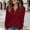 Red, variant on NMMUED Sweaters for Women Pullover Sweaters for Women Ribbed Tops for Women Henley Shirts for Women, Blue L
