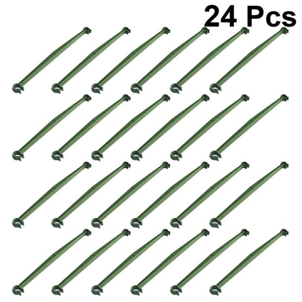 24Pcs Plant Support Rod Fixed Connector Gardening Vegetable Vines Climbing Plant Support Connecting Rod 11/16mm11X300mmGERMANY He Qiyong unisex