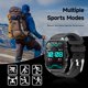 thumbnail image 5 of Reloj inteligente con pantalla de 1,83 pulgadas, Bluetooth, llamadas, para exteriores, resistente al agua, multifuncional, deportivo, ideal para regalar., 5 of 6