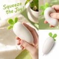 thumbnail image 2 of Radish Squishy Hand‑Squeezable Fidget Play Toy, Slow‑Rise Anxiety Relief Sensory Toy, Portable Decompression Toy for Boys Girls, Office Classroom & Celebration Gift(1PCS), 2 of 6