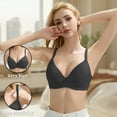 thumbnail image 3 of Women Push Up Bra Everyday Underwear Comfortable Lingerie Bralette with Support Anti-Sag-Size75C/34C, 3 of 6