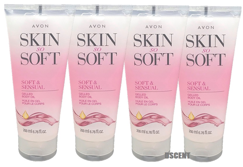 Avon 4PCK Avon SSS 24 Hour Moisturizing Gelled Body Oil Soft