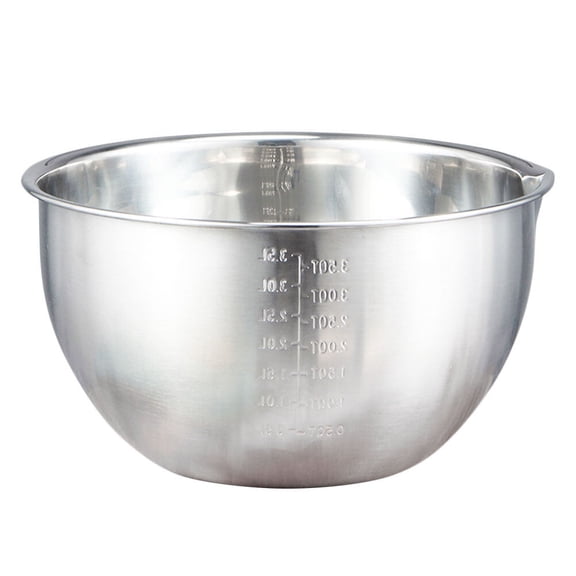 OULII 1-Piece Baking Mixing Bowl for Eggs and Ingredients Measuring, Kitchen Mixing Bowl